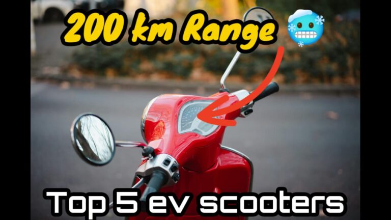 Top 5 Higghest Range Giving Electric Scooters in India 2025