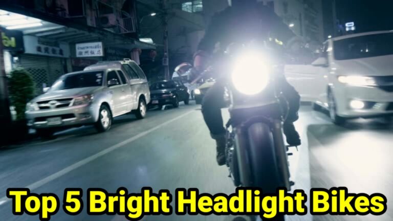 Top 5 Bikes with Brightest Headlights for Night Riders in India