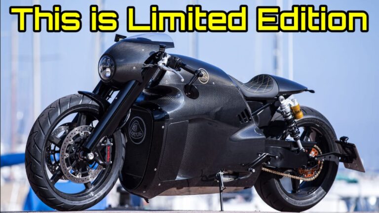 One of the Unique and Limited-Edition Super Bike Lotus c-01